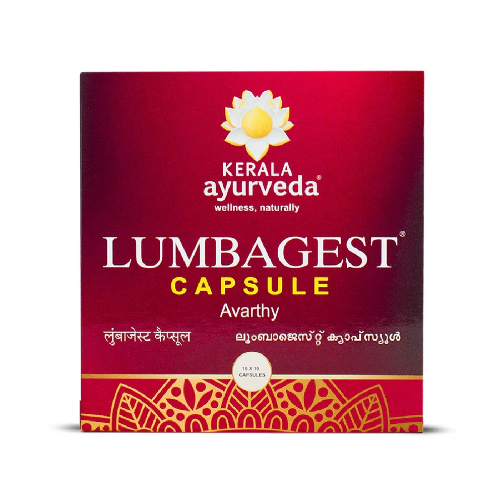 Kerala Ayurveda Lumbagest, 100 Capsules-2.webp